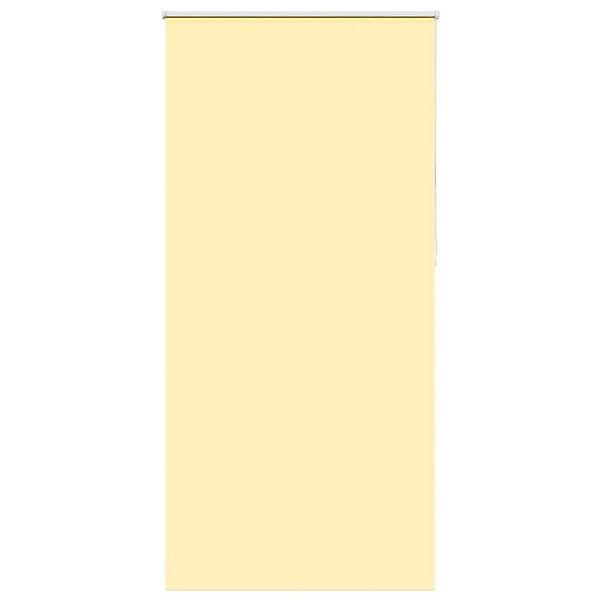 vidaXL Verdunkelungsrollo Gelb 95x210 cm Stoffbreite 90,7 cm Polyester 4012 günstig online kaufen