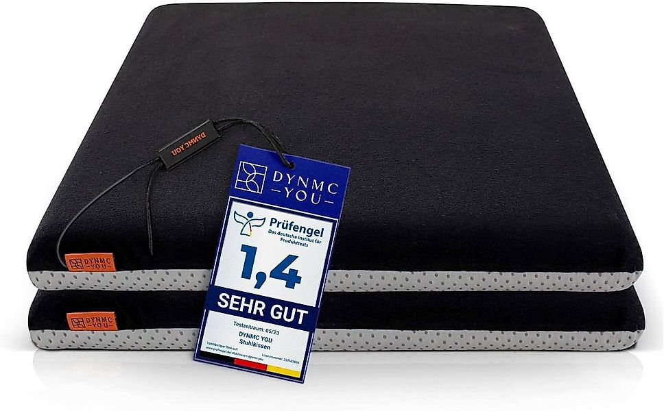 DYNMC you Sitzkissen Stuhlkissen 40x40 - Eckig Set Mittelhart, Sitzkissen B günstig online kaufen
