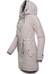 PEAK TIME Regenjacke "L60042" mit Kapuze stylisch taillierter Regenmantel f günstig online kaufen