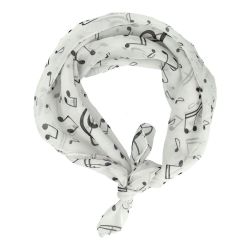 mugesh Schal Chiffon Schal Notenmotive, für günstig online kaufen