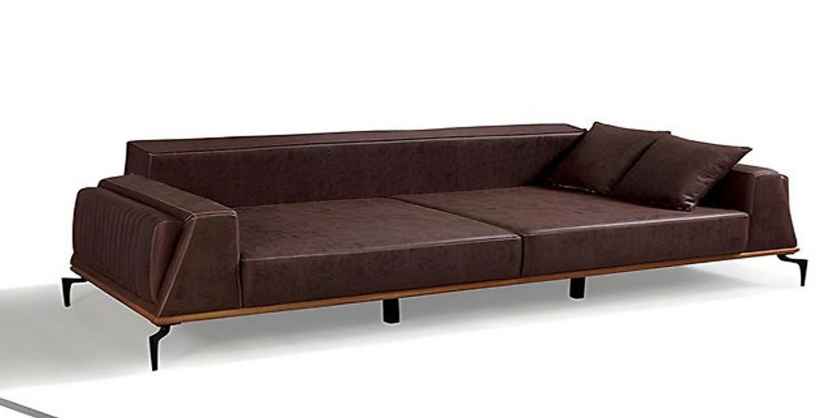 Xlmoebel 3-Sitzer 3-Sitzer Luxuriöse sofa in Dunkelbraun, 1 Teile, Hergeste günstig online kaufen