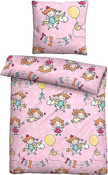 Biberna Bettwäsche lustige Fee, Feinbiber, 2 teilig, wohlig warm + weich, p günstig online kaufen
