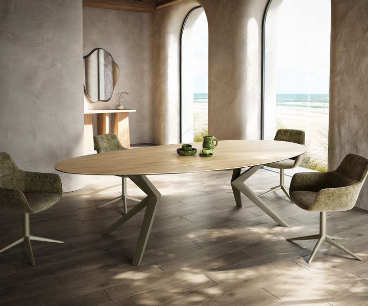 DELIFE Esstisch Edge, Oval Keramik Laminam® günstig online kaufen