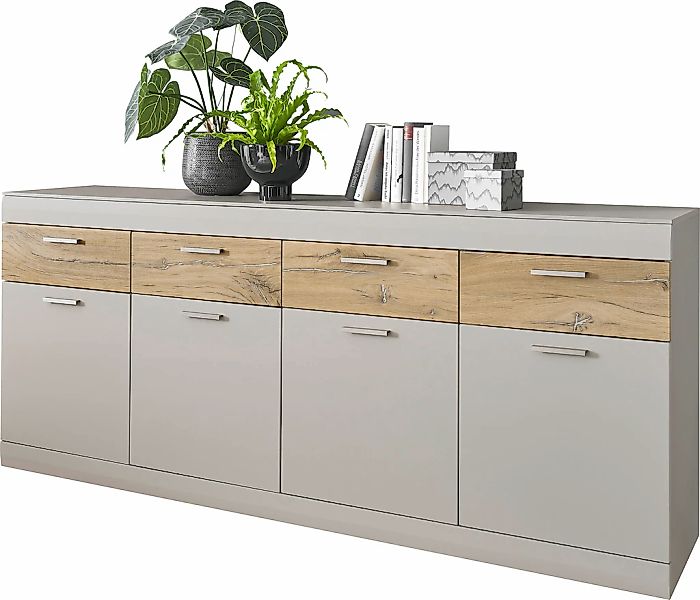 INOSIGN Sideboard "SCARA", mit Applikation Zinneiche Dekor, Breite 200 cm, günstig online kaufen