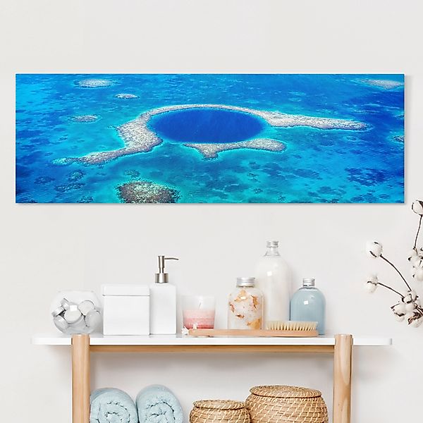 Leinwandbild Leuchtturmriff von Belize günstig online kaufen