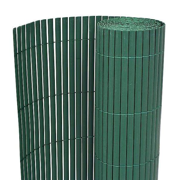 vidaXL Gartenzaun Gartenzaun Doppelseitig PVC 90x300 günstig online kaufen