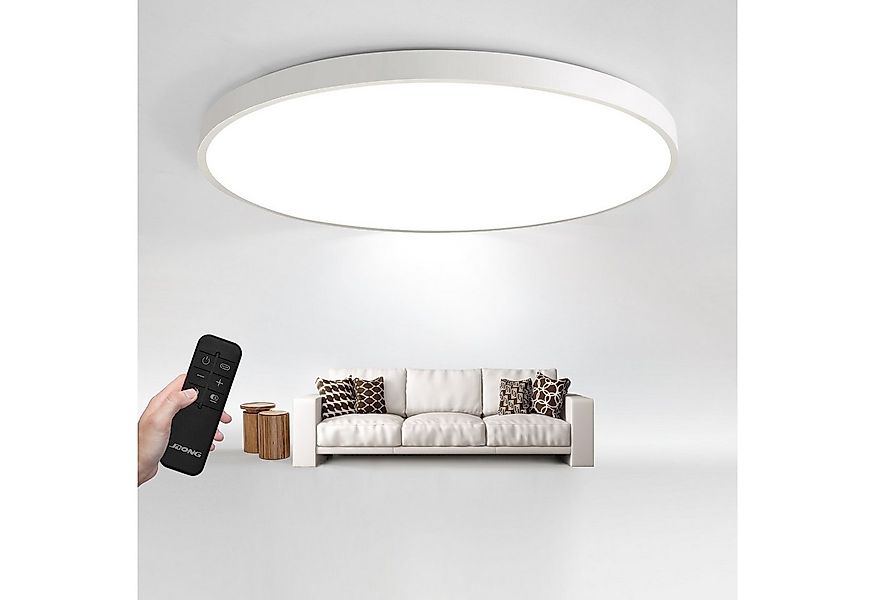 JDONG LED Deckenleuchte Flach Rund Weiß Deckenlampe 24W/36W/54W, Durchmesse günstig online kaufen