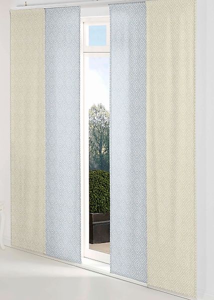 Wirth Schiebegardine "Telfort" Paneelwagen 1 Stk. tlg. günstig online kaufen