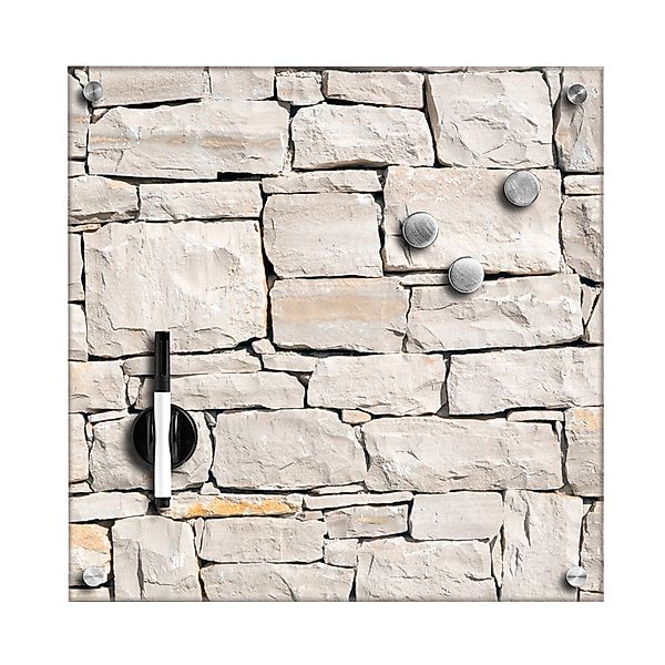 HTI-Living Memoboard Memoboard Glas Stone, (Stück, günstig online kaufen