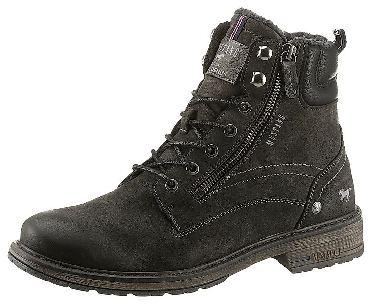 Mustang Shoes Schnürboots mit seitlichem Reißverschluss günstig online kaufen