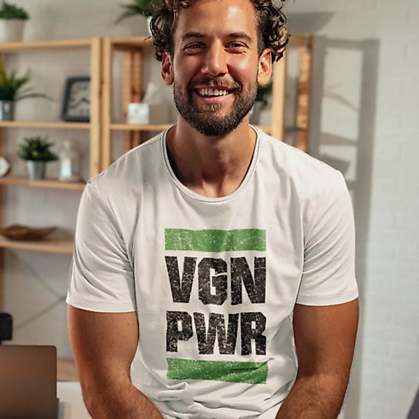 Vgn Pwr - Unisex Organic Shirt günstig online kaufen