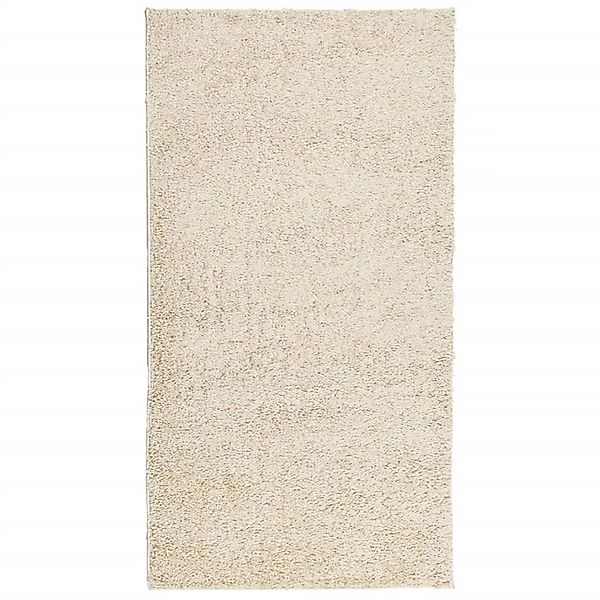 vidaXL Teppich Shaggy Hochflor Modern Golden 80x150 Cm 1955883 günstig online kaufen