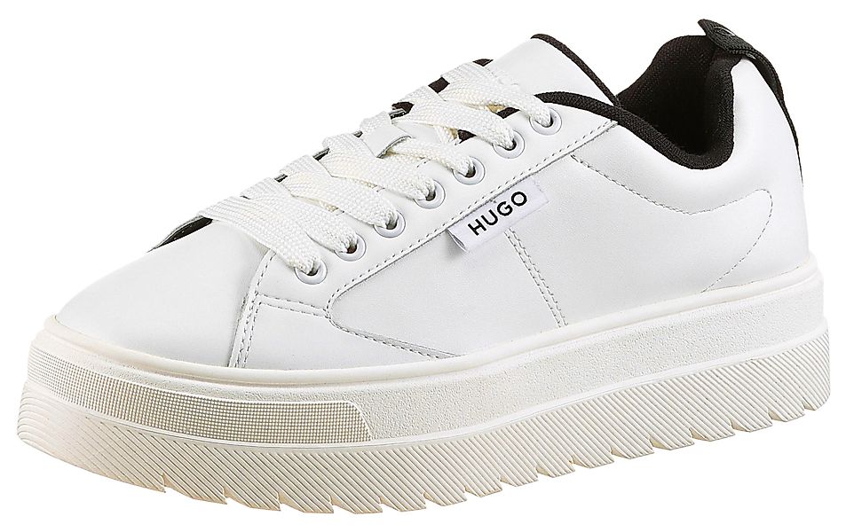HUGO Lyssa_Tenn Plateausneaker Halbschuh, Schnürschuh, Freizeitsneaker günstig online kaufen