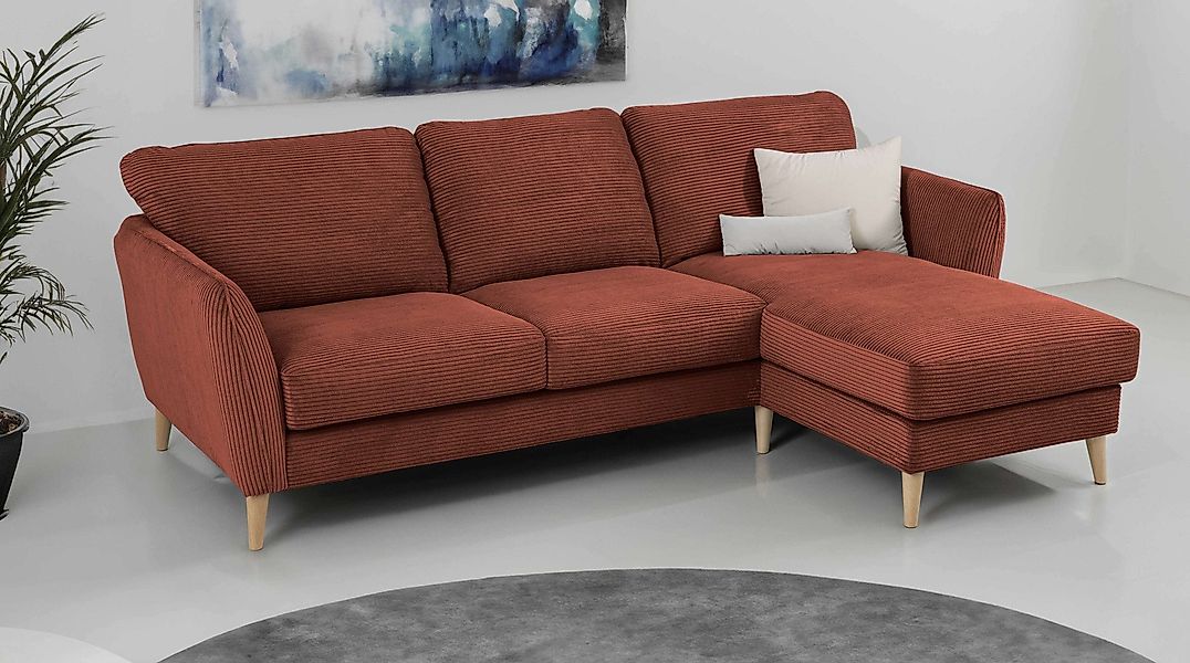Home affaire Ecksofa MARSEILLE (242/152cm),L-Form, Rec. günstig online kaufen