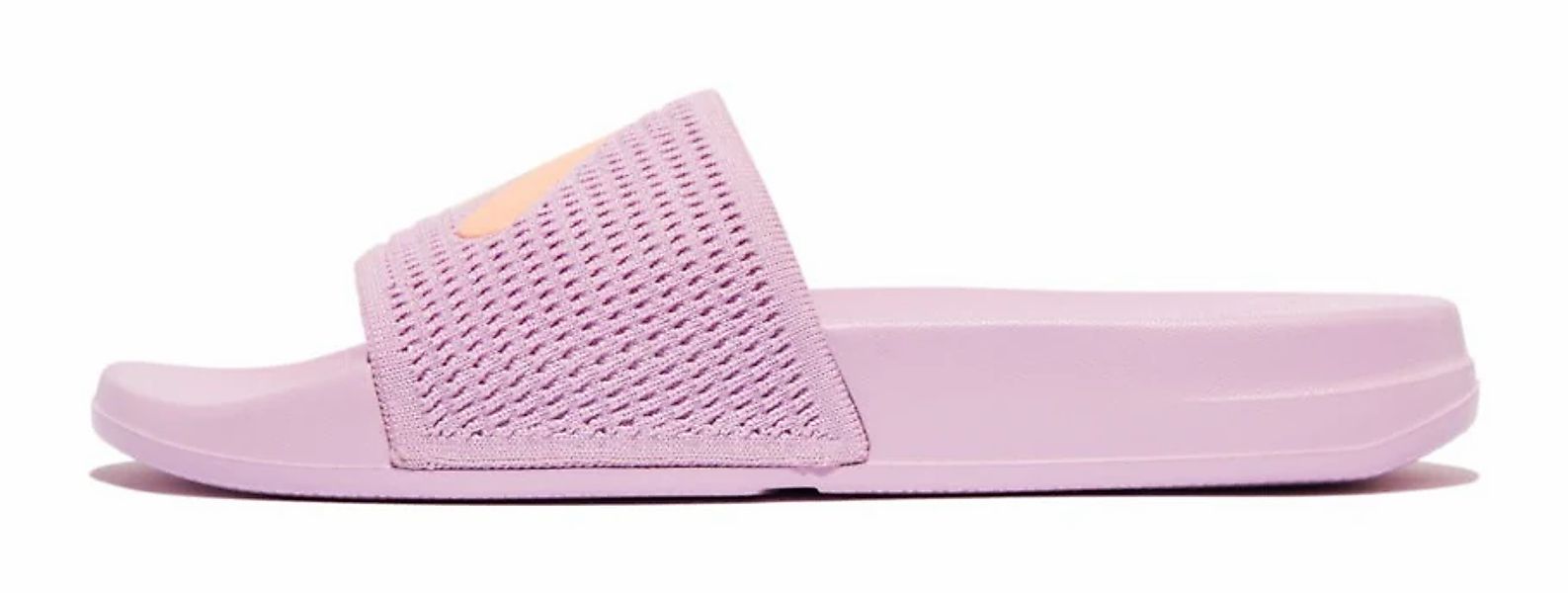 Fitflop Pantolette "IQUSHION ARROW KNIT SLIDES", Keilabsatz, Sommerschuh, S günstig online kaufen