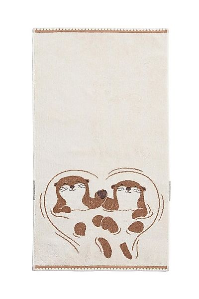 Next Handtuch Handtuch, Otter/Herzmotiv, (1-St) günstig online kaufen