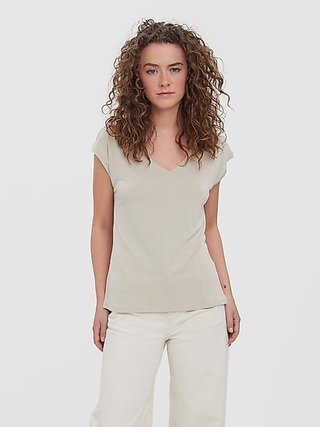 Vero Moda V-Shirt VMFILLI SS V-NECK günstig online kaufen