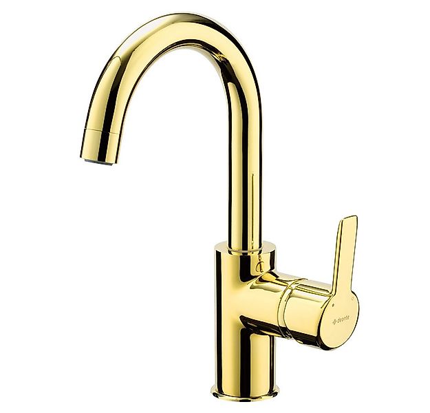 Lomadox Waschtischarmatur ARNIKA-30 Design mit schwenkbarem Auslauf gebogen günstig online kaufen