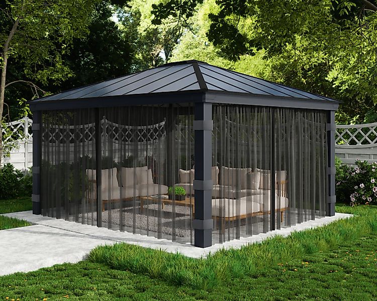 Palram - Canopia Pavillonseitenteil "Dallas Garden Gazebo Netting Set", mit günstig online kaufen