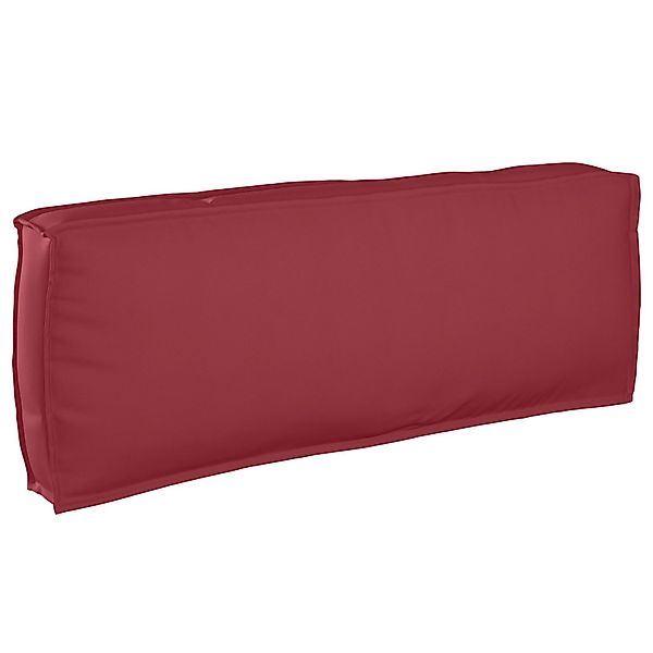 vidaXL Sitzauflage Paletten-Rückenkissen Weinrot 120x40x12 cm günstig online kaufen