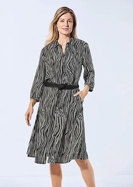 GOLDNER Sommerkleid Kurzgröße: Blusenkleid mit Hemdkragen günstig online kaufen