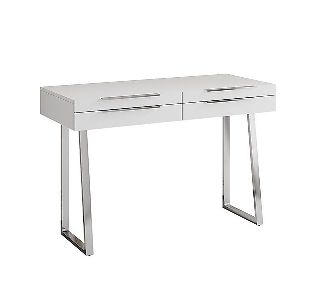 Vicco Schreibtisch Alexia, Weiß, 120 x 50 cm mit Schubladen günstig online kaufen