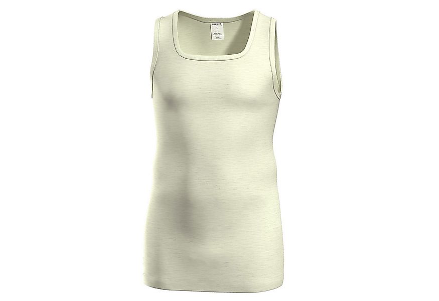 HERMKO Achseltop 40025 Merinowolle/Tencel Tank Top Basic hergestellt in EU günstig online kaufen