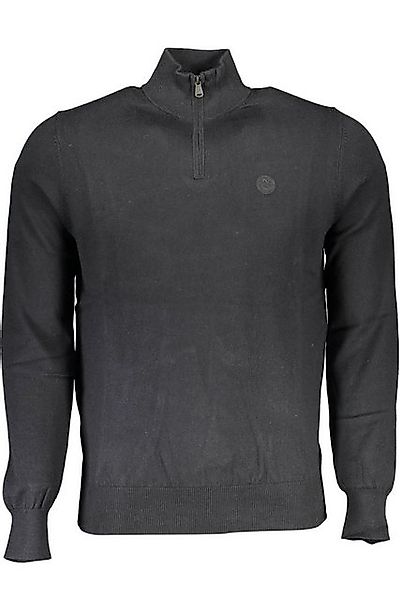 North Sails Strickpullover Herren Langarmshirt Schwarz mit Reißverschluss u günstig online kaufen