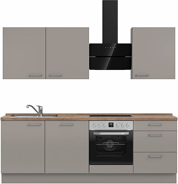 nobilia Küchenzeile ""Laser II", Ausrichtung wählbar, Breite 240 cm" vormon günstig online kaufen