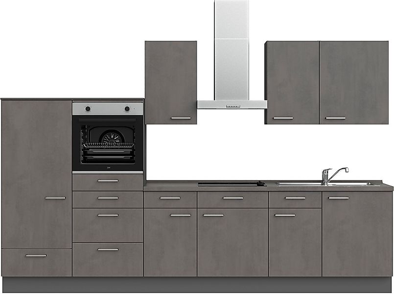 nobilia Küchenzeile ""Riva I"" vormontiert, Ausrichtung wählbar, Breite 330 günstig online kaufen