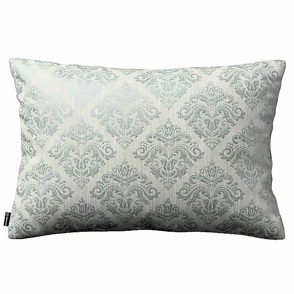 Kissenhülle Mia rechteckig, silbern-blau, 47 x 28 cm, Imperia Premium (144- günstig online kaufen