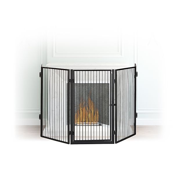 relaxdays Ofenschutzgitter Kaminschutzgitter Metall günstig online kaufen