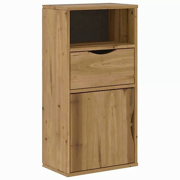 vidaXL Beistellschrank Beistellschrank mit Schublade ODDA 40x24x79cm Massiv günstig online kaufen