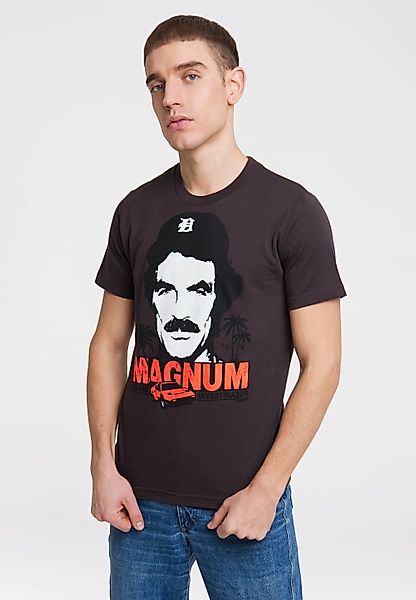 LOGOSHIRT T-Shirt "MAGNUM" mit großem Front-Print günstig online kaufen