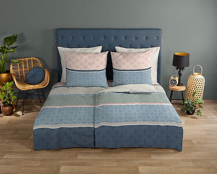 good morning Wendebettwäsche "Vida" 2 Stk. 100% Baumwolle, Renforcé, Reißve günstig online kaufen