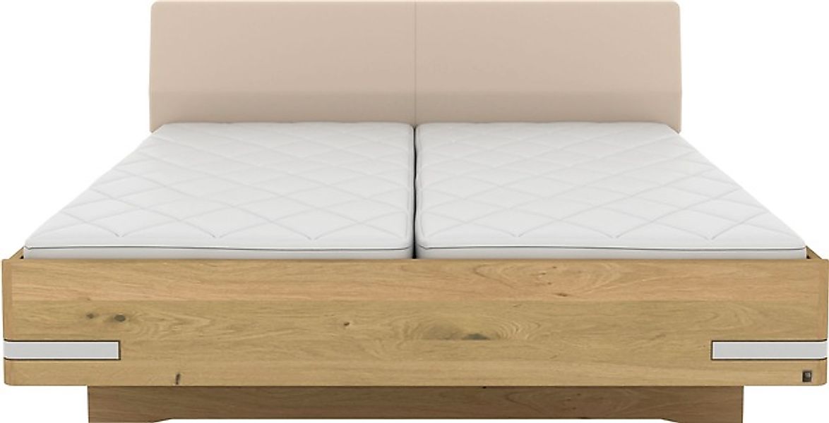 Musterring Holzbett »Savona, Bettgestell, Bettrahmen, teilmassiv Bianco-Eic günstig online kaufen