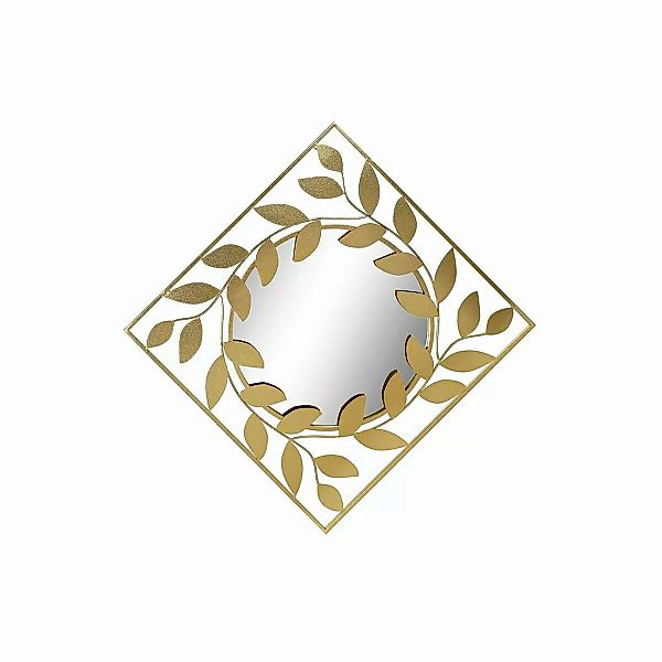Wandspiegel Dkd Home Decor Spiegel Golden Metall Laurel (120 X 2,5 X 120 Cm günstig online kaufen