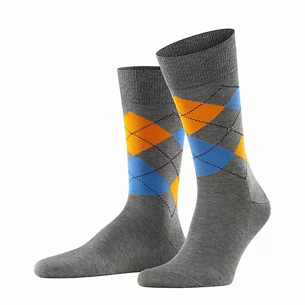 Burlington Herren Socken MANCHESTER - Baumwollmix, Clip, Raute, Onesize, 40 günstig online kaufen