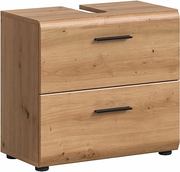 welltime Waschbeckenunterschrank "FLORENZ, TOPSELLER, Breite 60 cm, 2 Schub günstig online kaufen