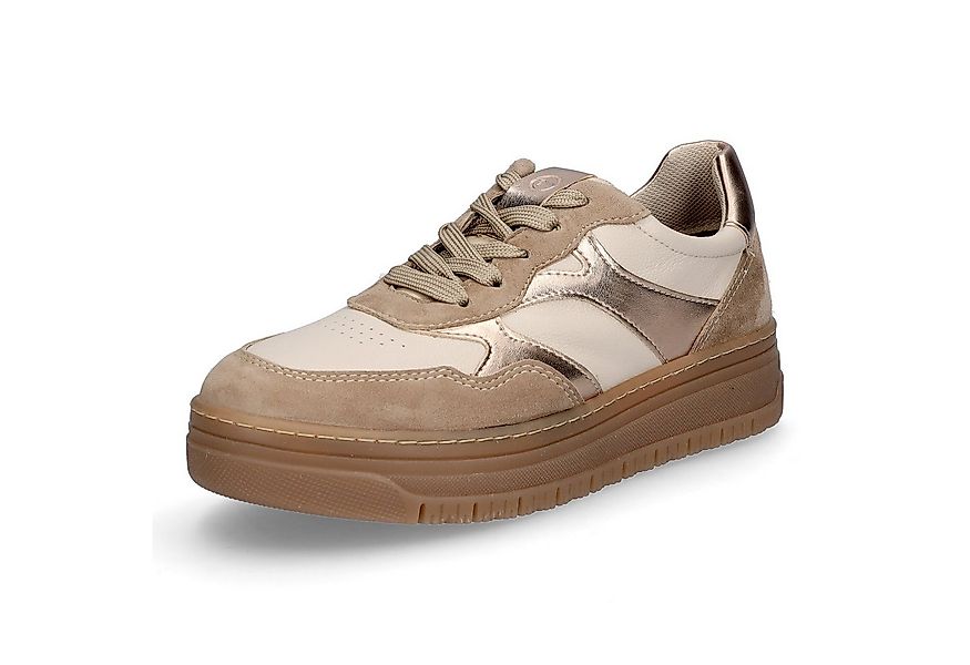 Tamaris Tamaris Damen Sneaker beige metallic Sneaker günstig online kaufen