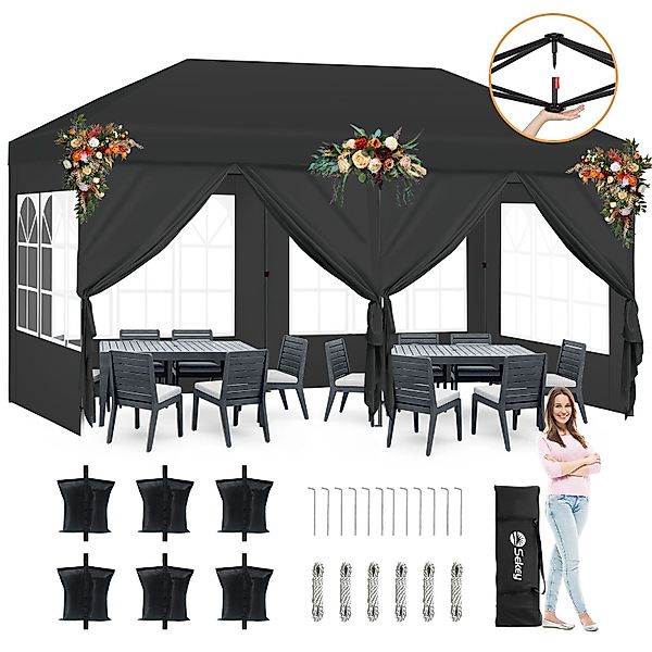 Sekey Faltpavillon Pavillons 3x6 m Partyzelte günstig online kaufen