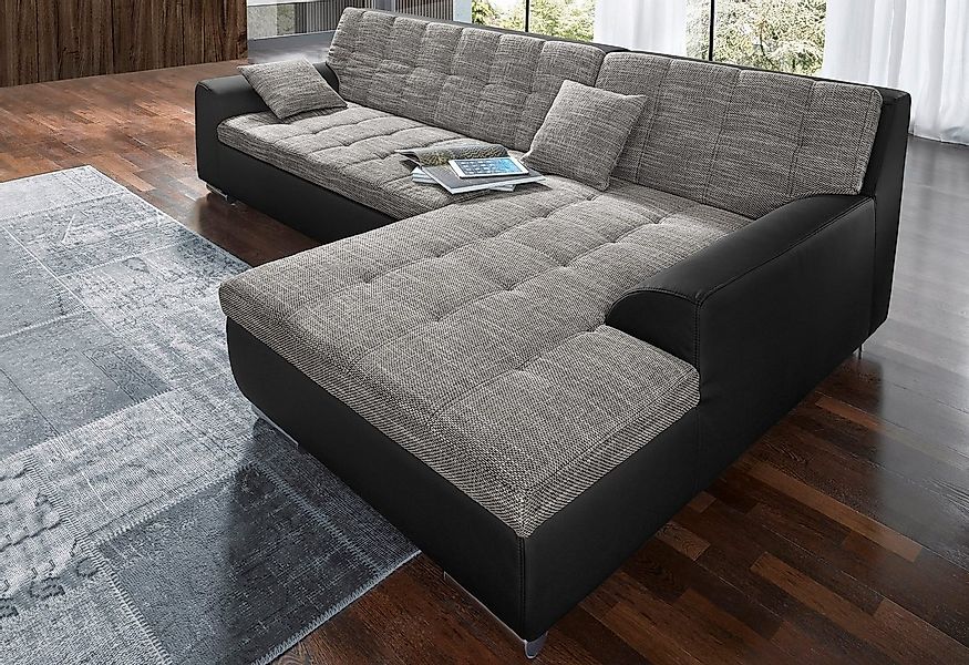 DOMO collection Ecksofa Treviso viele Bezüge, auch in Cord, L-Form, B/T/H: günstig online kaufen