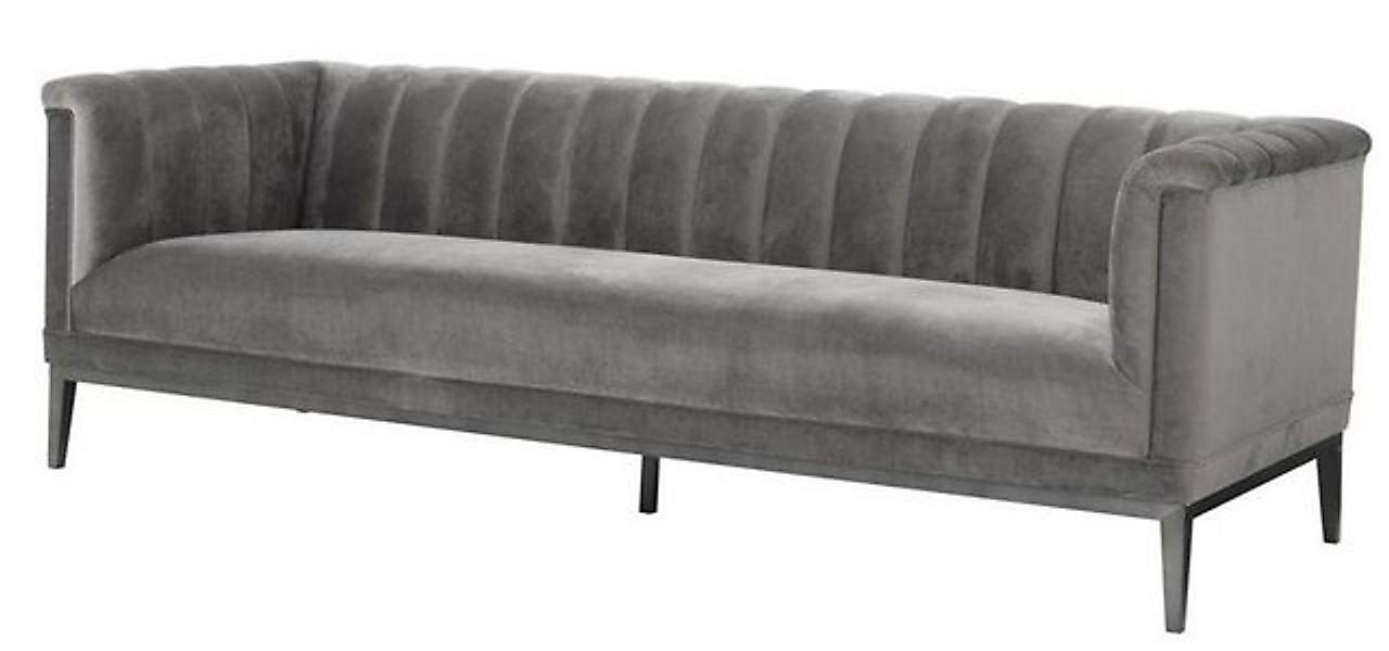 Casa Padrino Sofa Sofa Grau 230 x 86 x H. 75 cm - Luxus Kollektion günstig online kaufen