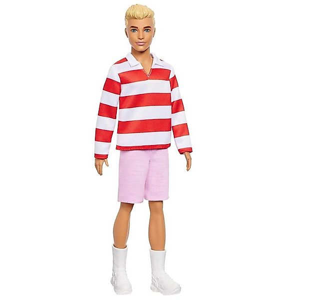 Barbie Anziehpuppe Ken Puppe blond mit Polohemd Barbie HYV01 Mattel Fashion günstig online kaufen