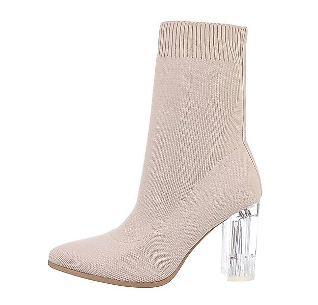 Ital-Design Damen Abendschuhe Elegant High-Heel-Stiefelette (84338435) Bloc günstig online kaufen