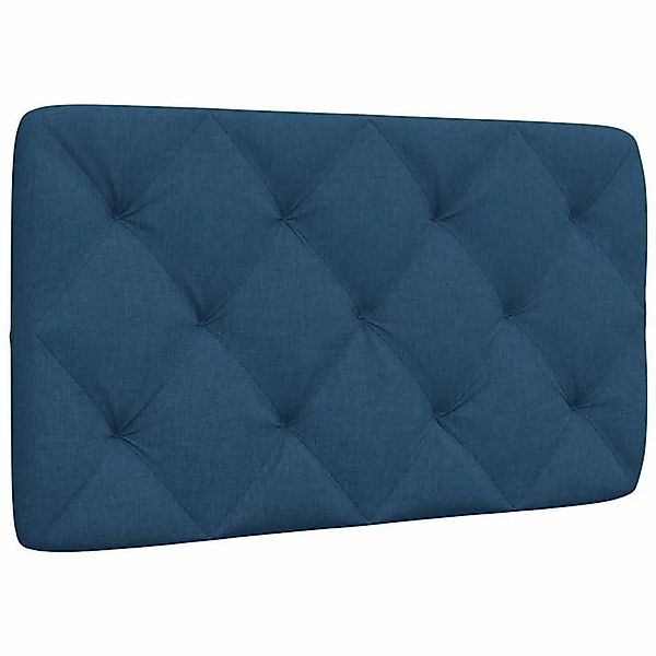 vidaXL Kopfteil-Kissen Blau 80 cm Stoff 4019197 günstig online kaufen