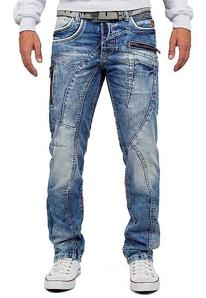 Cipo & Baxx Regular-fit-Jeans Herren Hose BA-C1150 (1-tlg) mit auffälligen günstig online kaufen