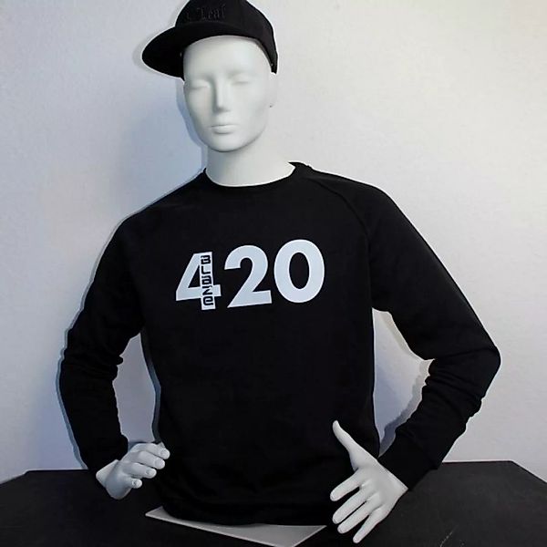 BLAZEGLASS Sweatshirt 420 Original Black BLAZE®-Logo günstig online kaufen