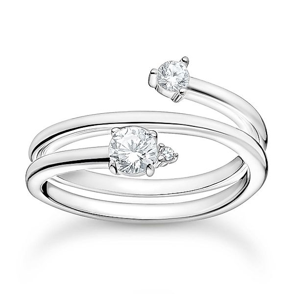 THOMAS SABO Silberring Pfeil mit Weißen günstig online kaufen