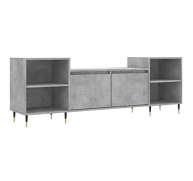 vidaXL TV-Schrank TV-Schrank Betongrau 160x35x55 cm Holzwerkstoff (1-St) günstig online kaufen